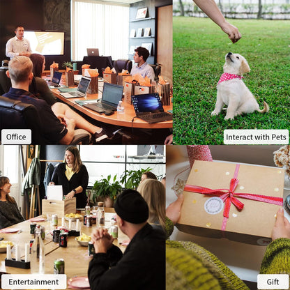 Pet Training Button, Dog Voice Training Buzzer, Dog Button, Dog Button for Communication Recordable Buttons - Train Your Dog to Say the Sounds They Need to Say! (8 Buttons)