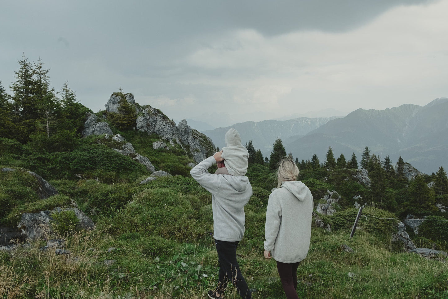 Light Baby/Kid Virgin Wool Jacket - Grey